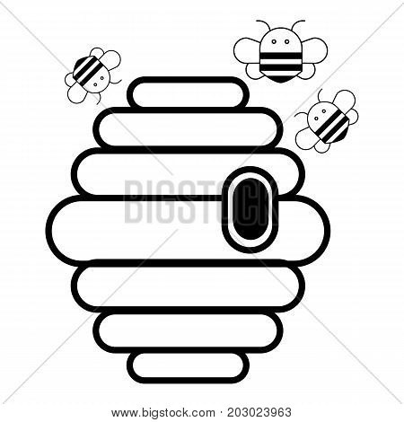 Swarm Icon. Outline Vector &amp; Photo (Free Trial) | Bigstock