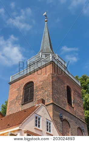 Tower Of The Hisotrical Lamberti Church In Aurich