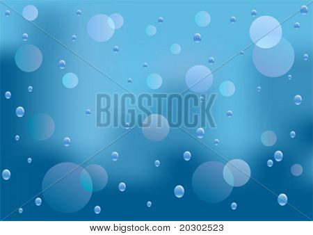 เวกเตอร์วาดแผ่นแก้วกับหยดน้ำฝน