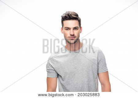 Man In Grey T-shirt