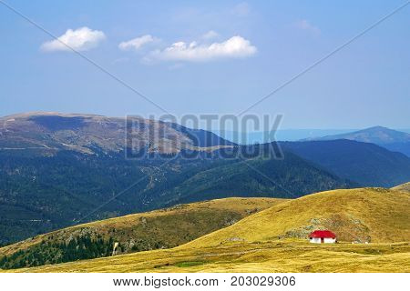 Abandonned cabin in the mountains
