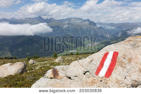 Walking Path Sign In Austria