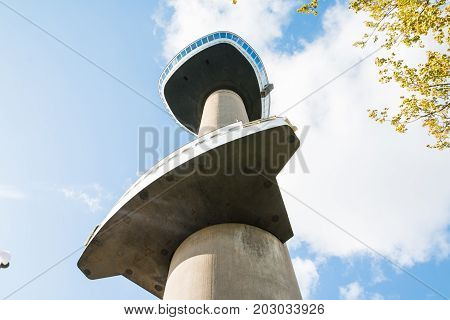 Euromast In Rotterdam, South Holland, Netherlands.