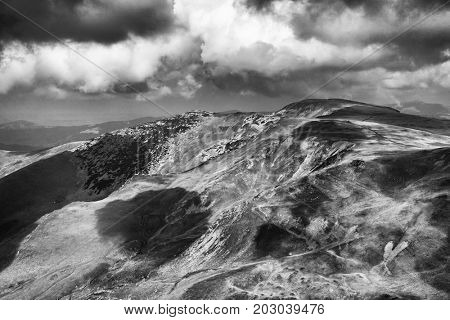 Alpine landscape in Tarcu Mountains, Carpathians, Romania, Europe
