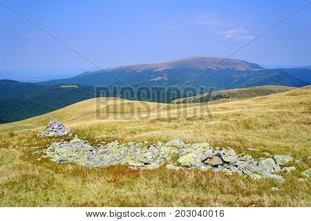 Alpine landscape in Tarcu Mountains, Carpathians, Romania, Europe