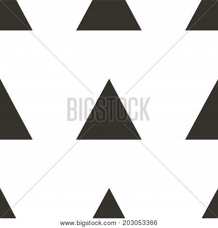 Vector seamless pattern with triangles. Modern stylish texture. Repeating geometric tiles. Hipster simple design with geometric shapes