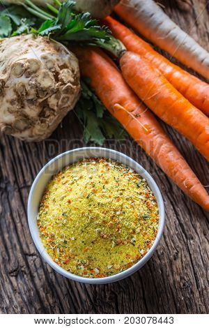 Vegeta Seasoning Spices Condiment With Dehydrated Carrot Parsley Celery Parsnips And Salt With Or Wi
