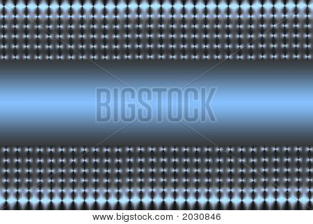 Zilver blauw Mesh