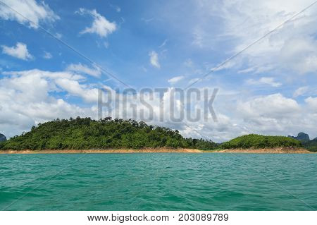 Beautiful landscape of Khao sok national park at suratthaniThailand