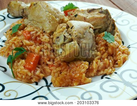 Riz Gras  Poulet