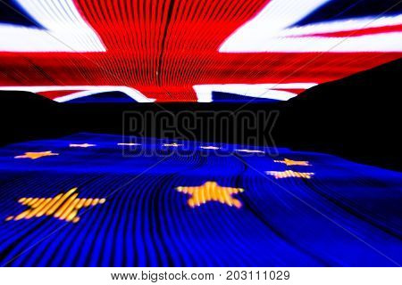 Uk And Eu Flags