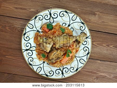 Riz Gras  Poulet