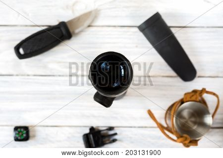 Optical Sight Lens. Sports Equipment.