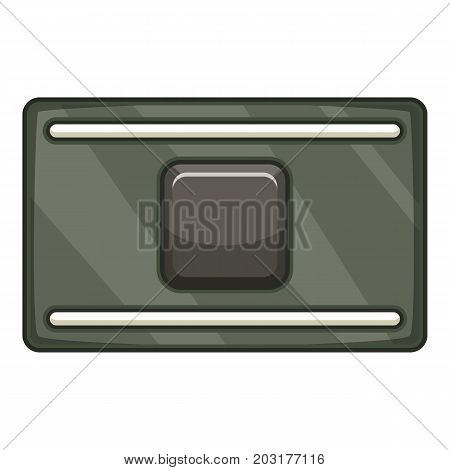 Cpu microprocessor chips icon. Cartoon illustration of cpu microprocessor chips vector icon for web