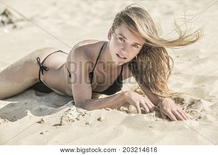 A Young, Innocent Sporty Blonde