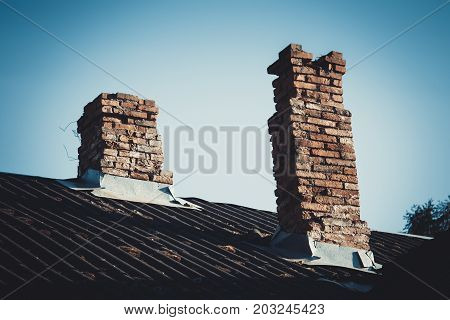 Old Administrative House In Polish Style In The Village Of Vidzy, Vitebsk Region
