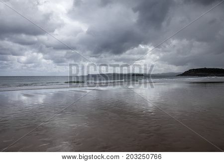 Low Tide On Sardinero Beach