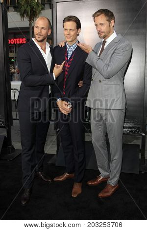 LOS ANGELES - SEP 5:  Gustaf Skarsgard, Bill Skarsgard, Alexander Skarsgard at the 