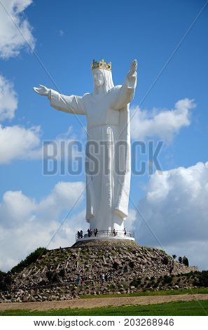 Christ the King monument in Swiebodzin (Poland)