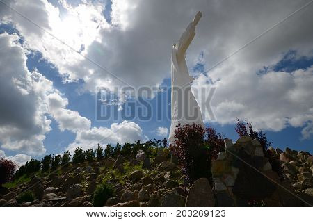 Christ the King monument in Swiebodzin (Poland)