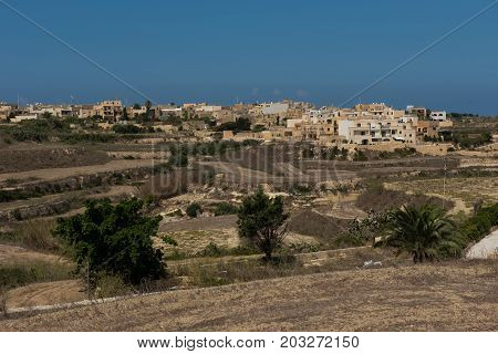 Gharb Village On The Gozo Island, Malta