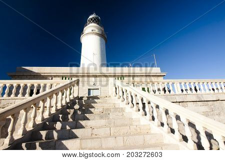 Lighthouse On Cap De Formentor On Island Majorca, Balaeric Islands, Spain.