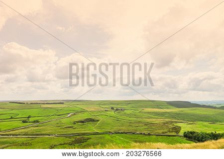 Mam Tor Hill Near Castleton And Edale In The Peak District Natio