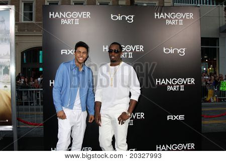 LOS ANGELES - MAY 19:  Sean Combs, son arriving at the 