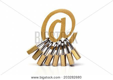 Email security and data encryption to prevent phishing and other online threat attack