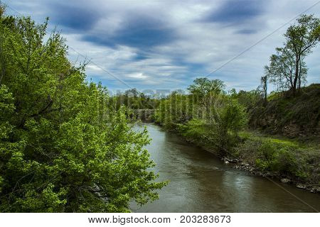 Elkin North Carolina Yadkin River Scenery Photography