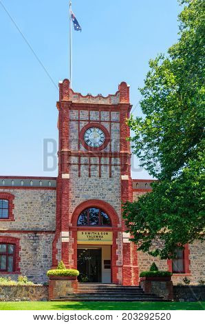 Yalumba Winery in the Barossa Valley is Australia's oldest family-owned winery today - Angaston, SA, Australia, 13 February 2013