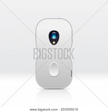 8 shaped smartphone for illustrating unknown new design versions