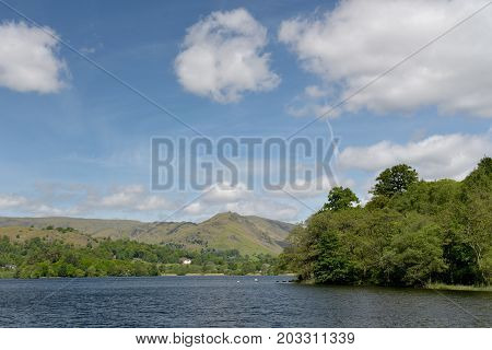Shore of Grasmere in the English Lake District