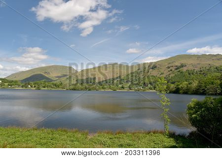 Shore of Grasmere in the English Lake District
