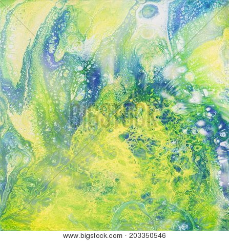 Liguid watercolor and ink abstract colored painting. Wet panted illustration, abstract background, pattern and wallpaper