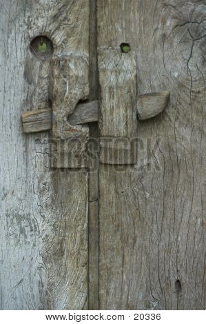 Entrée en bois