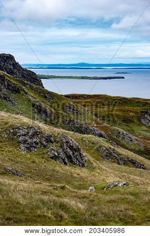 View of Slieve League Cliffs, County Donegal, Ireland