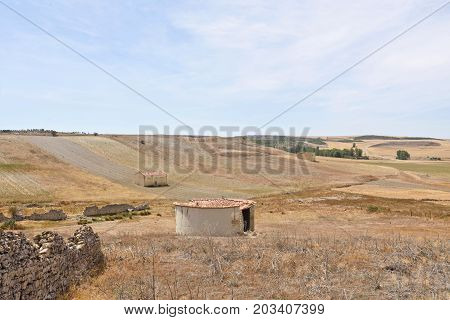 Old Dovecote In Montealegre De Campos, Tierra De Campos Region, Valladolid Province, Castilla Y Leon