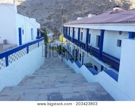 Architecture of Hotel Yura located in the city of Arequipa - Peru