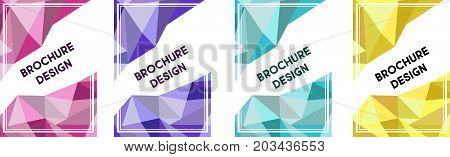 A Set Of Posters For The Best Advertising