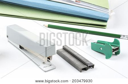 Office accesseries for everyday use in clerk job school and household