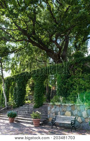 Stockholm, Sweden - July 31, 2017: Peaceful Place In The Museum Of Millesgarden In Stockholm, Sweden