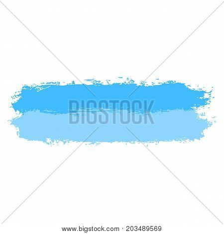 Two Blue Tint Brushstroke Paint