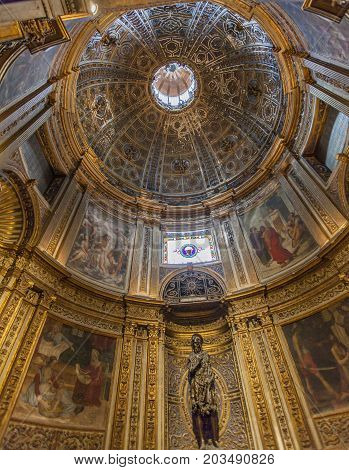Interior Of The Siena Cathedral In Italy