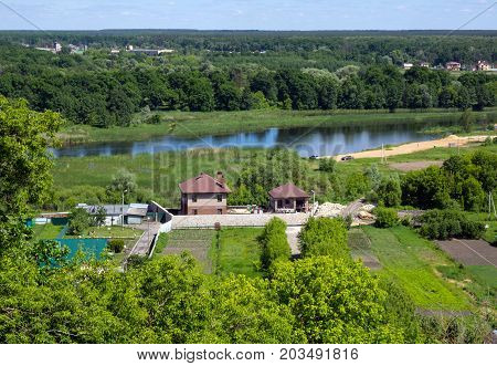 View of the Voronezh River in the vicinity of Ramon settlement Voronezh Region
