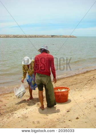 Puerto pesquero de Thai