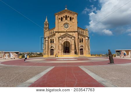 Neo Romanesque Catholic Church. Ta Pinu, Malta