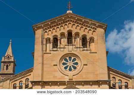 Neo Romanesque Catholic Church. Ta Pinu, Malta