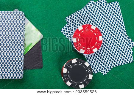 the game of poker on the green table credit card payment