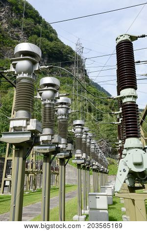Power Station Making Electricity From A Hydroelectric Plant